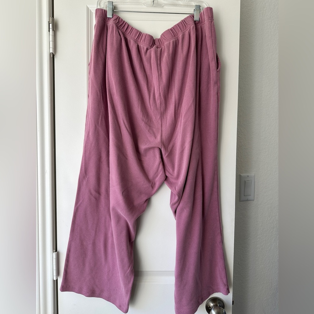 💚Woman Within Mauve Relaxed Pants